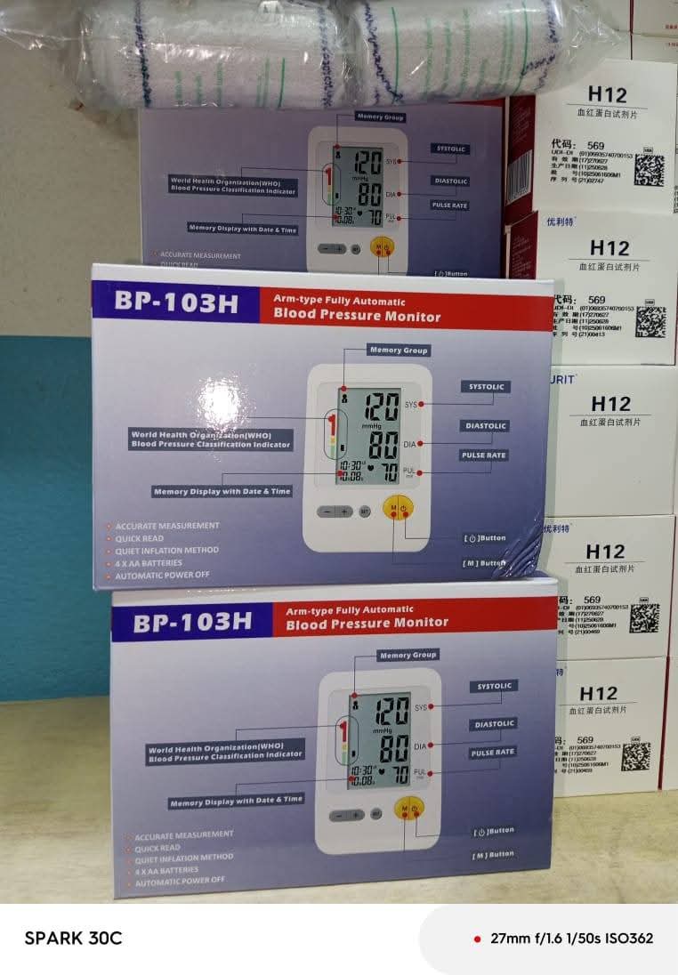Tensiomètre Électronique Humain au Bras Entièrement Automatique – Modèle BP-103H